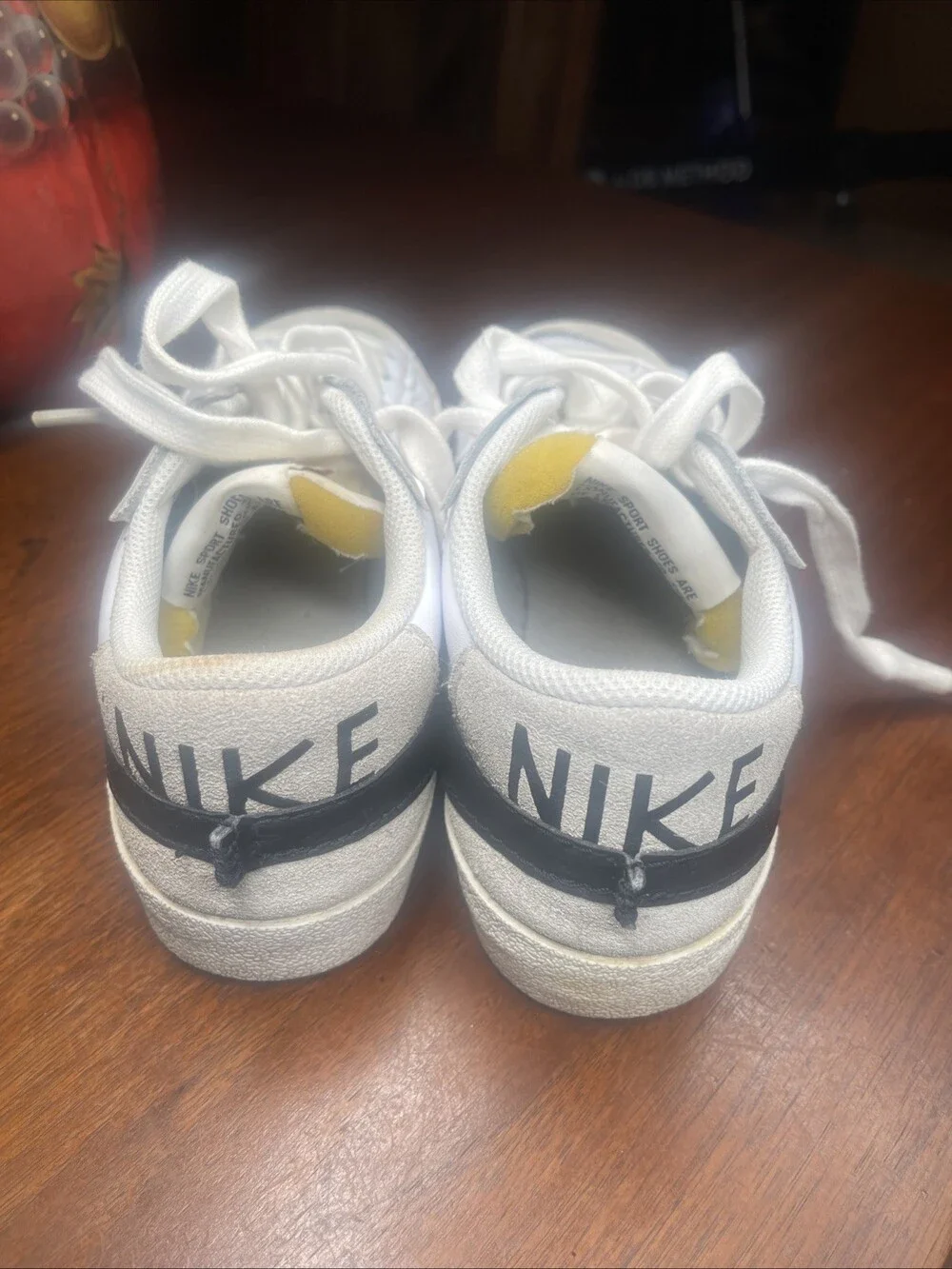Nike Womens Blazer Low 77 Jumbo DQ1470-101 White Casual Shoes Sneakers Size 10M